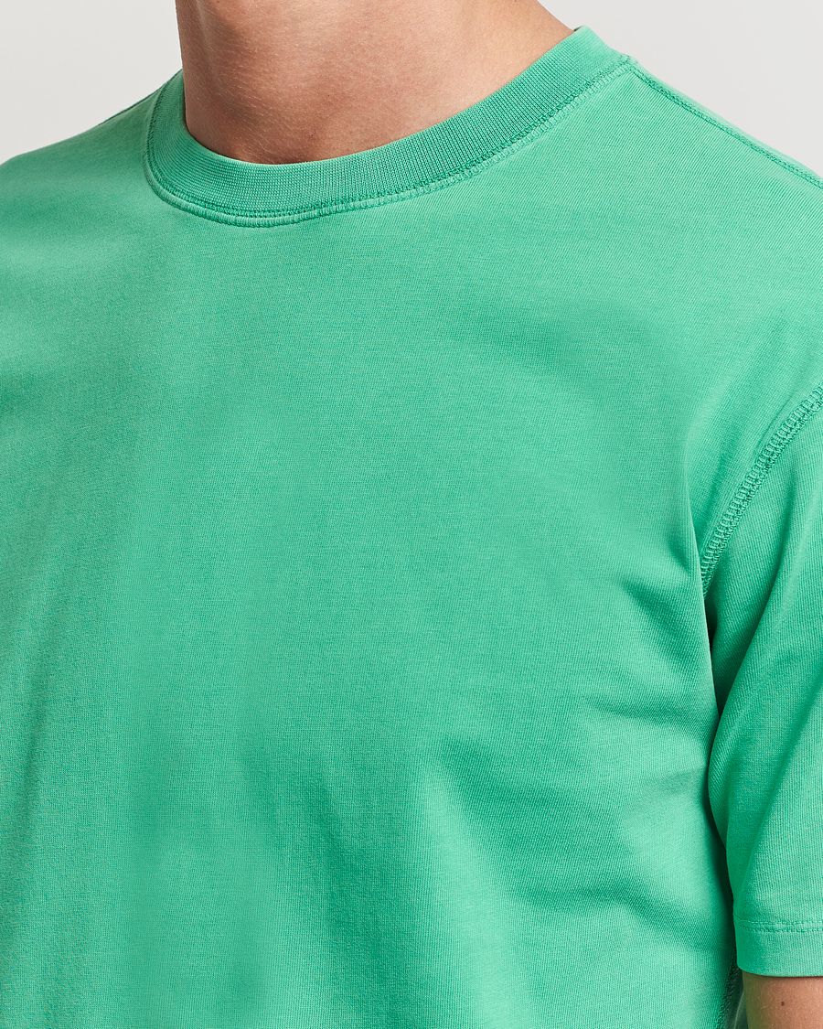 Drake's Washed Hiking T-Shirt Green at CareOfCarl.com