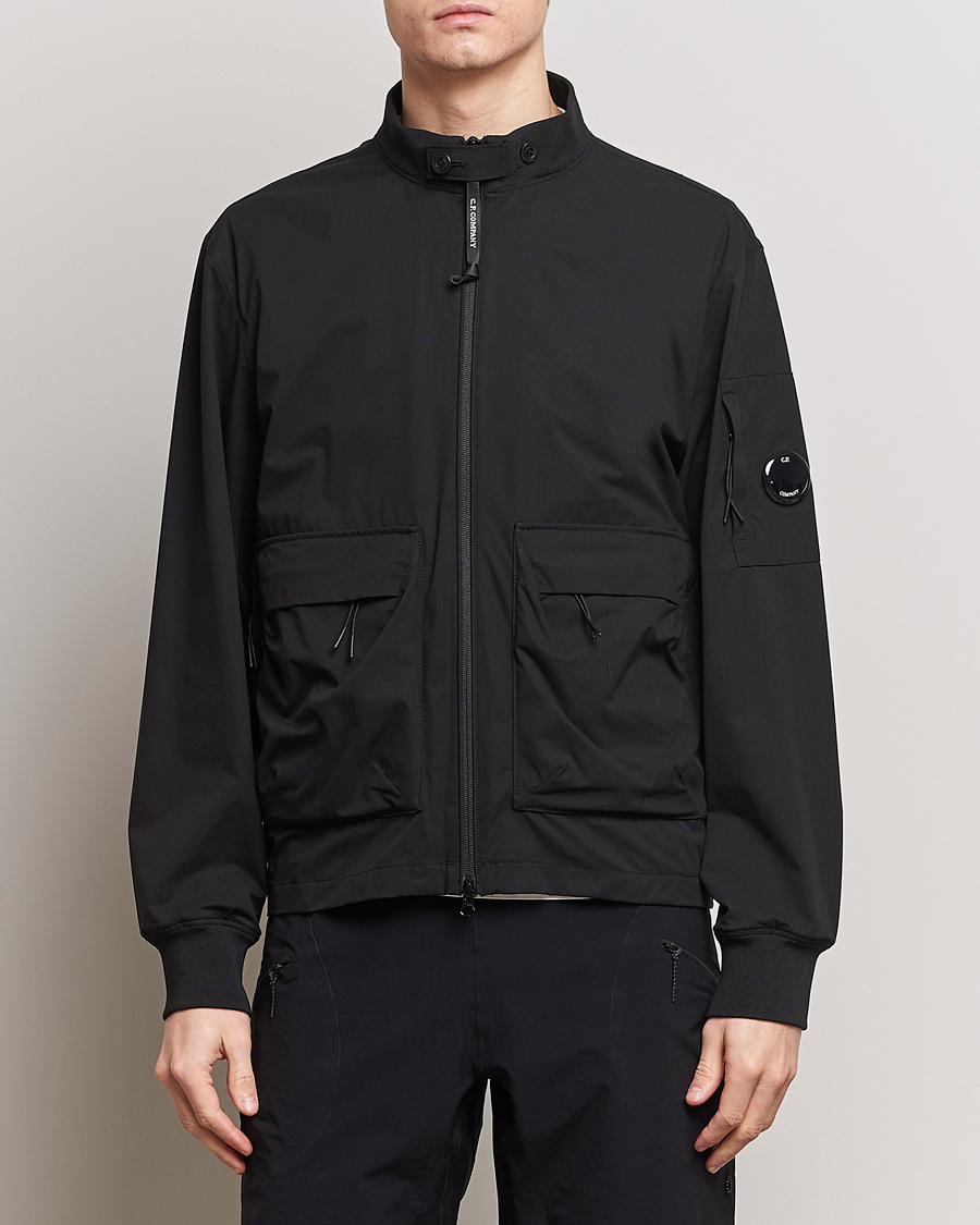 Men | Spring Jackets | C.P. Company | Pro-Tek Windproof Stretch Jacket Black