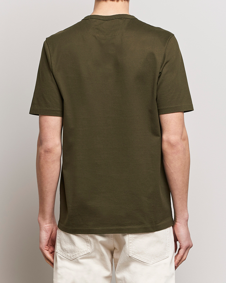 Men | T-Shirts | C.P. Company | Mercerized Heavy Cotton Logo T-Shirt Army