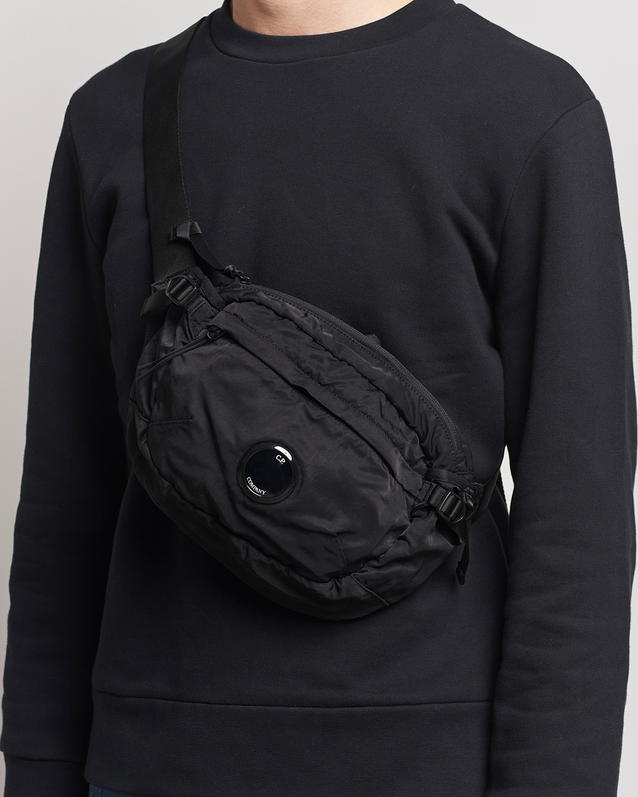 Men | Shoulder Bags | C.P. Company | Nylon B Small Accessorie Bag Black