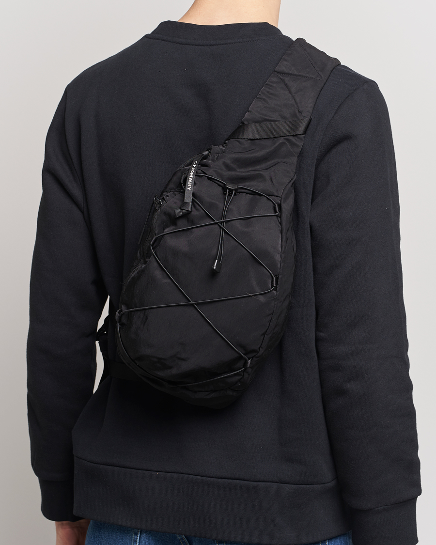 Men | Bags | C.P. Company | Nylon B Accessories Shoulder Bag Black