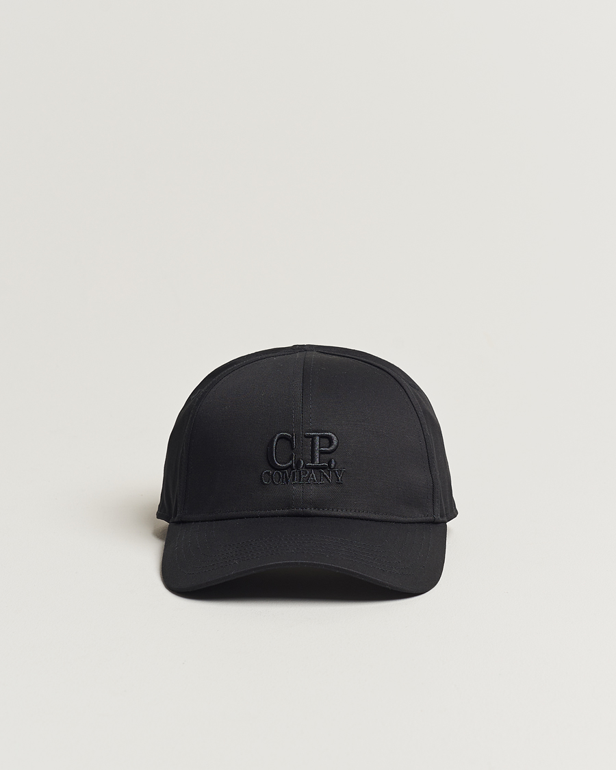 Men | C.P. Company Cotton Gabardine Cap Black | C.P. Company | Cotton Gabardine Cap Black