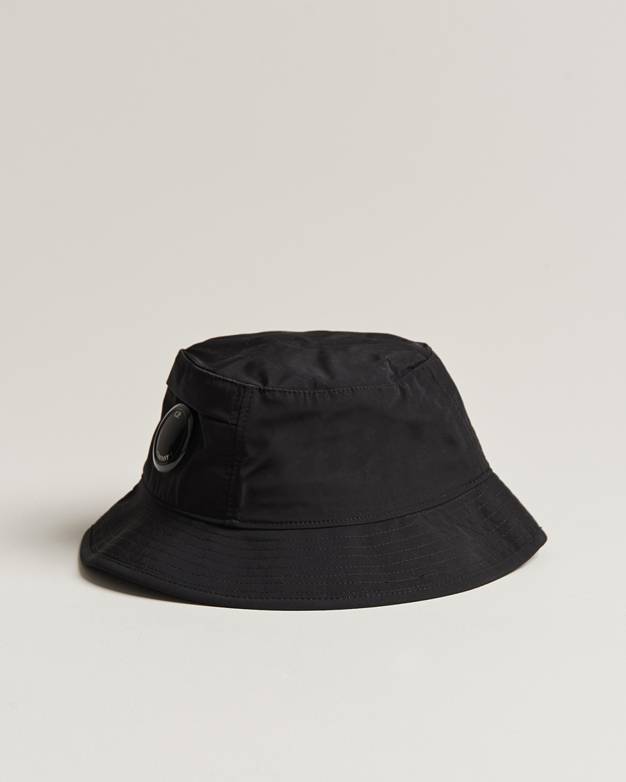 Men | Hats & Caps | C.P. Company | Chrome R Bucket Hat Black