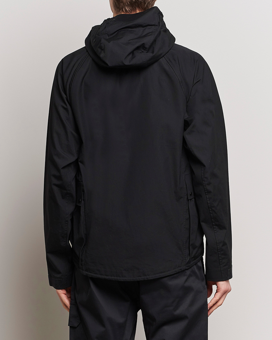Men | Coats & Jackets | C.P. Company | Metropolis Water Resistant Hyst Cotton Jacket Black