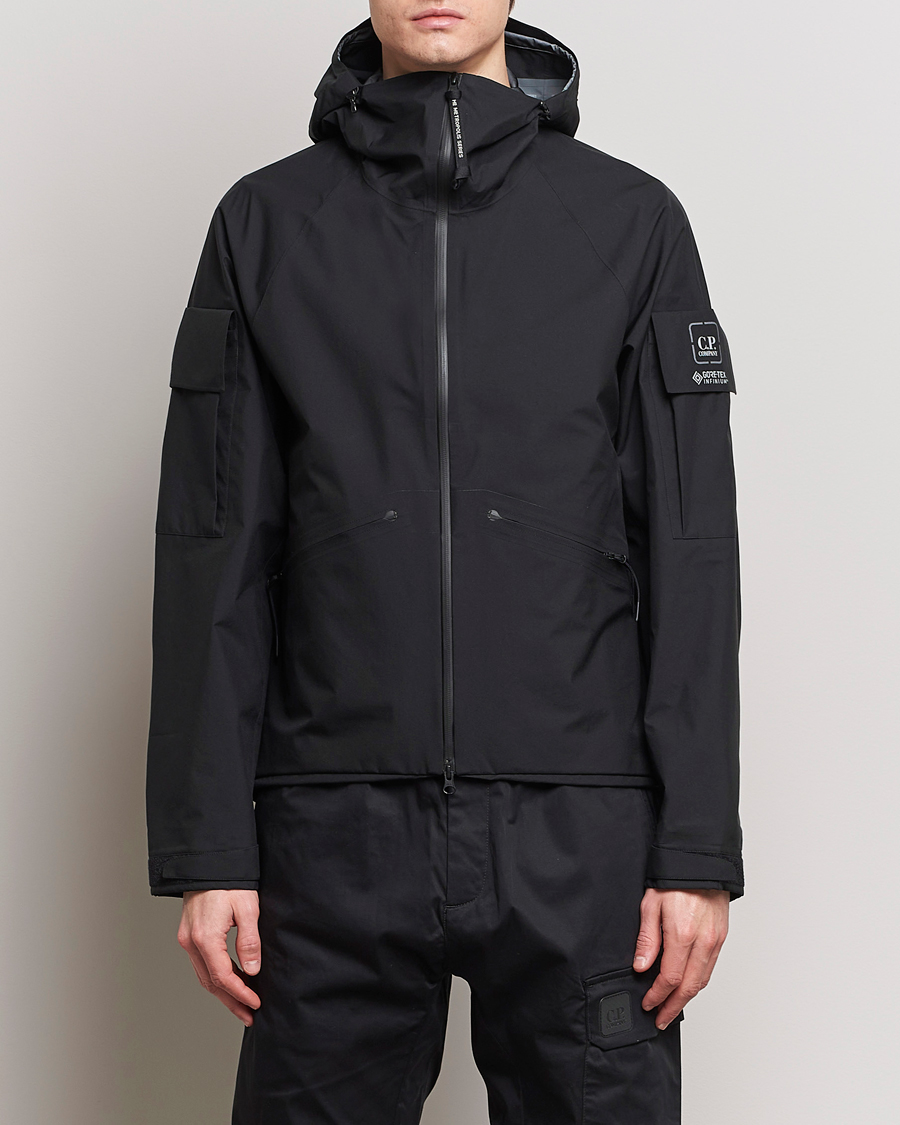 Men | Casual Jackets | C.P. Company | Metropolis GORE-TEX Nylon Hooded Jacket Black
