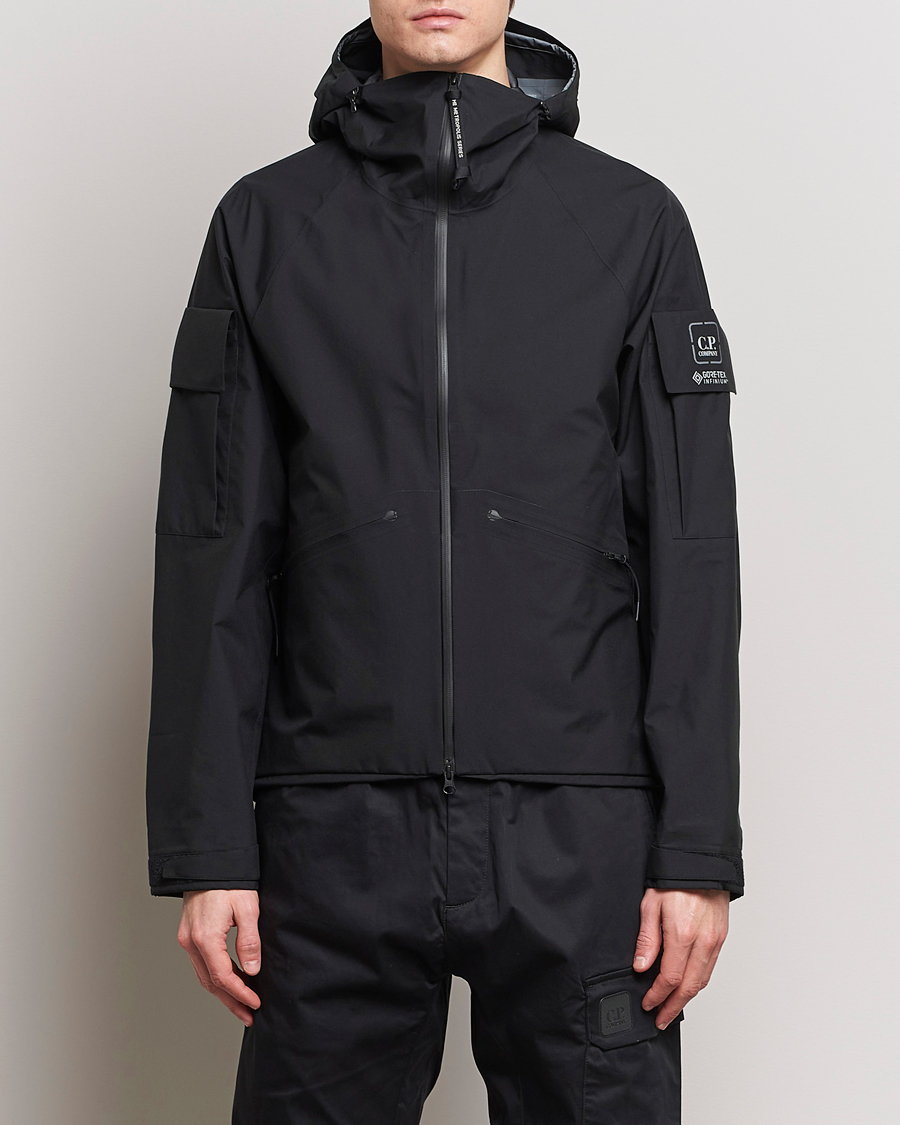 Men | Coats & Jackets | C.P. Company | Metropolis GORE-TEX Nylon Hooded Jacket Black