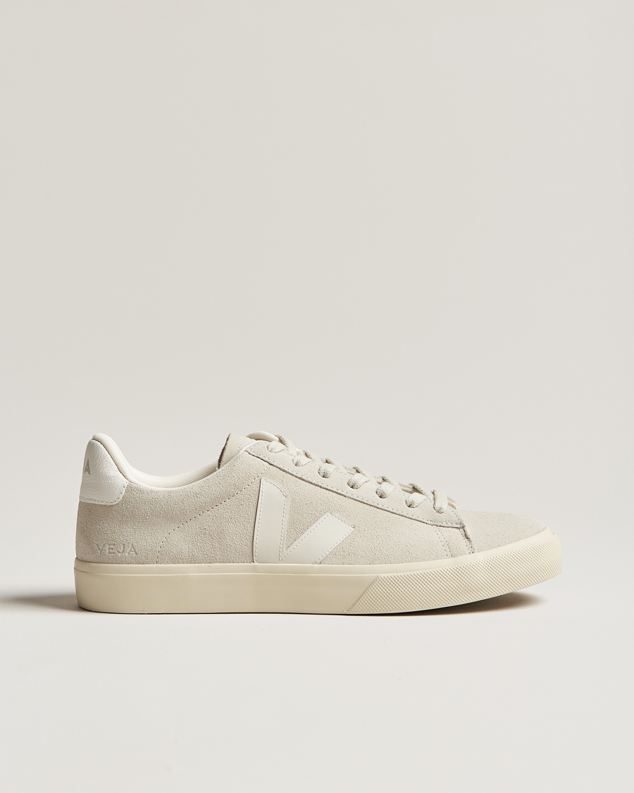 Men | Veja Campo Suede Sneaker Natural White | Veja | Campo Suede Sneaker Natural White