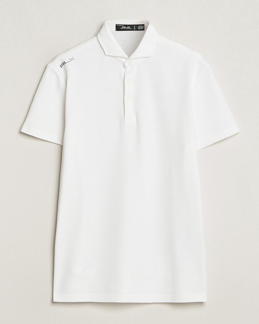 Men | Polo Shirts | RLX Ralph Lauren | Short Sleeve Polo Ceramic White