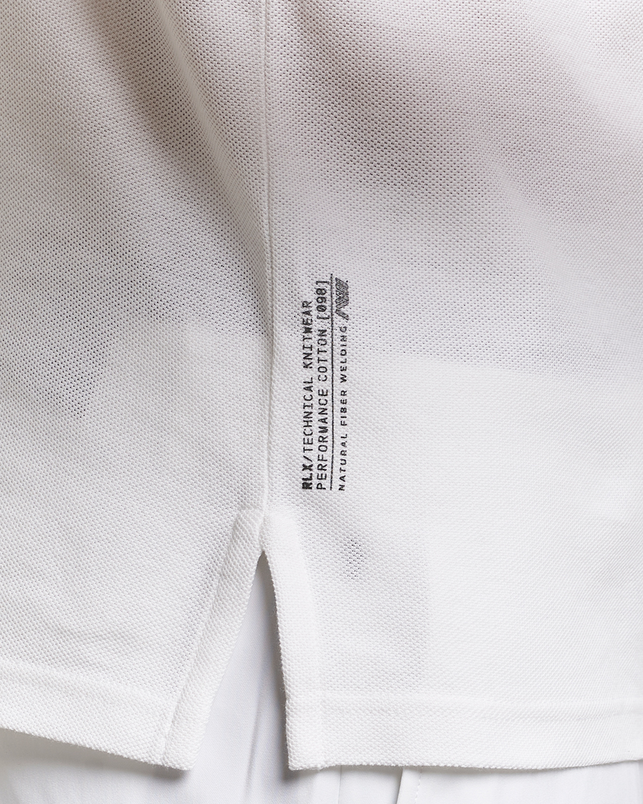 Men | Polo Shirts | RLX Ralph Lauren | Short Sleeve Polo Ceramic White