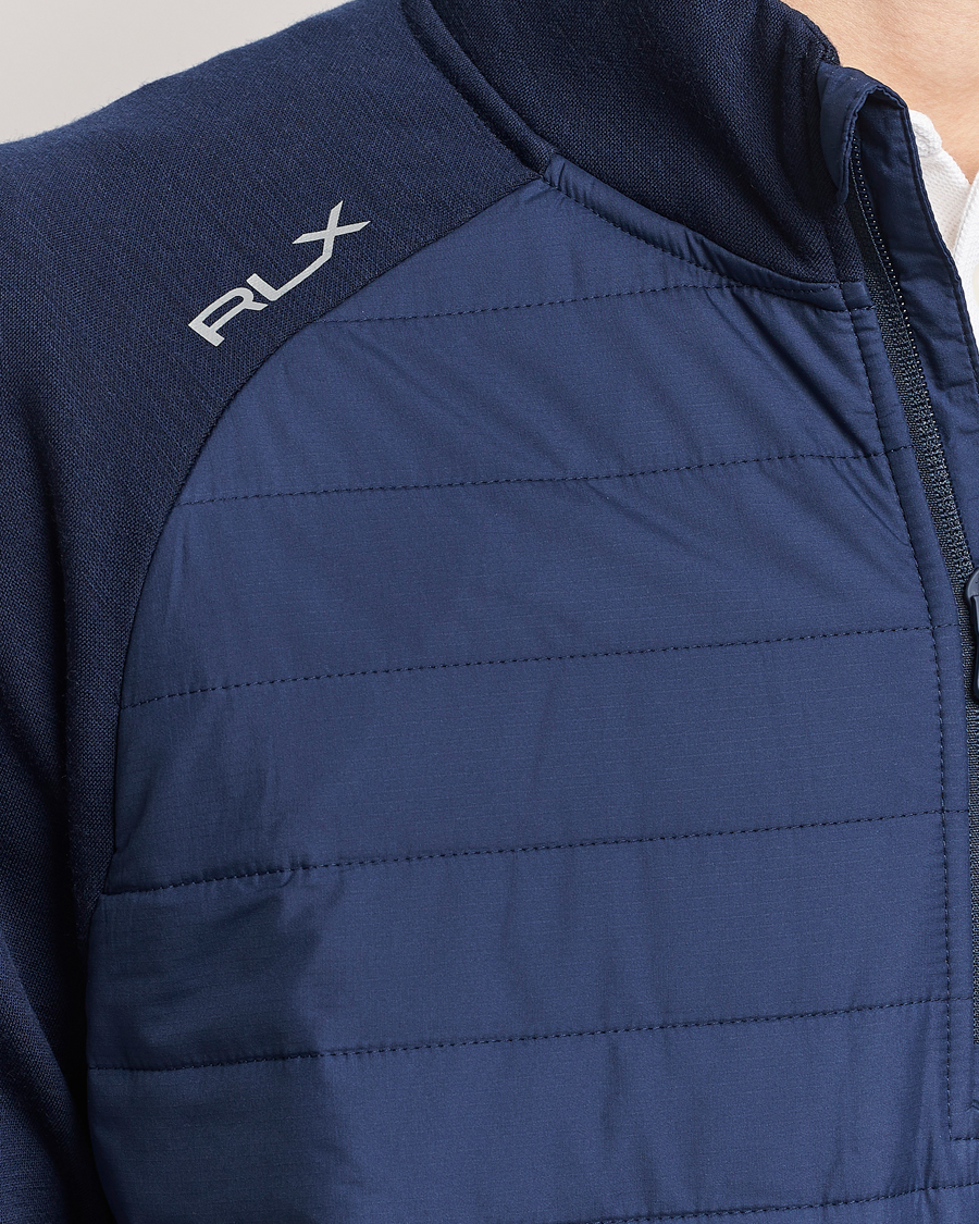 Men | Sweaters & Knitwear | RLX Ralph Lauren | Performance Hybrid Half Zip Refined Navy