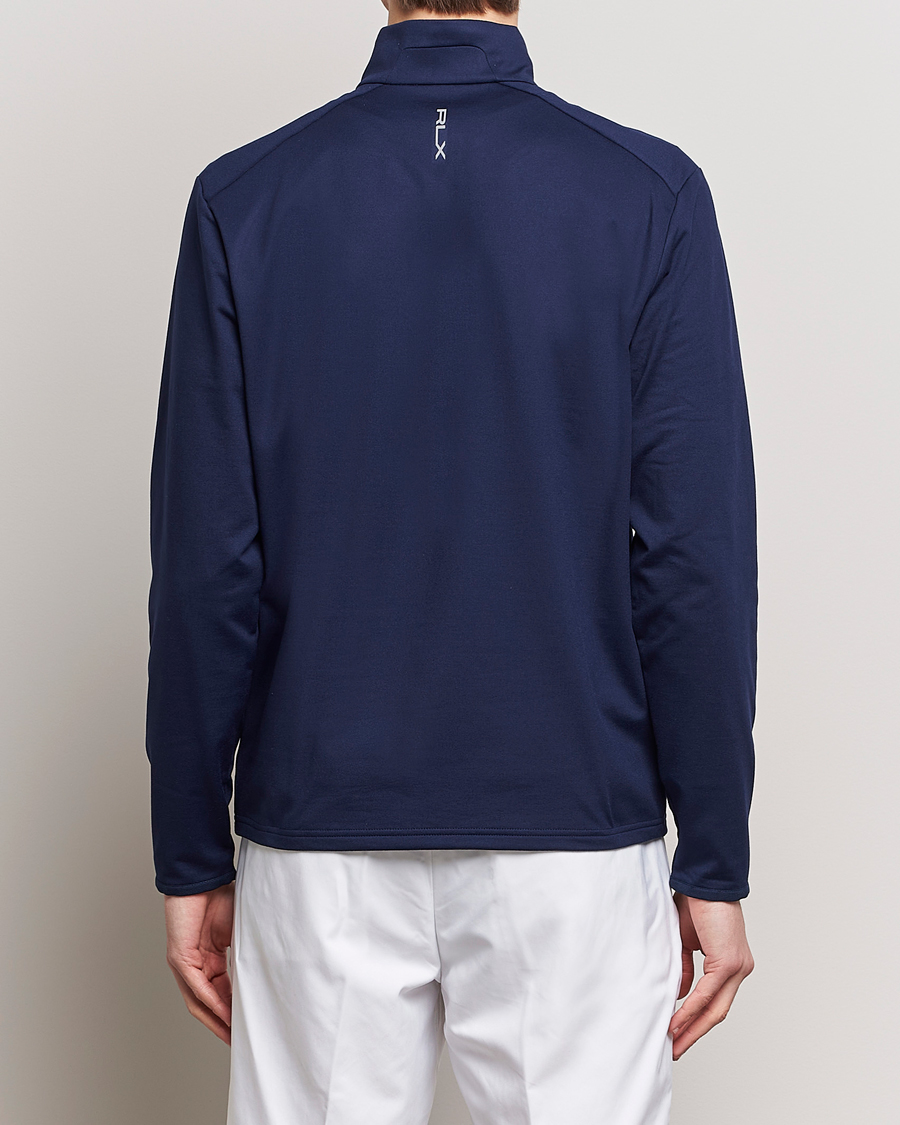 Men | Sweaters & Knitwear | RLX Ralph Lauren | Luxury Jersey Half Zip Refined Navy