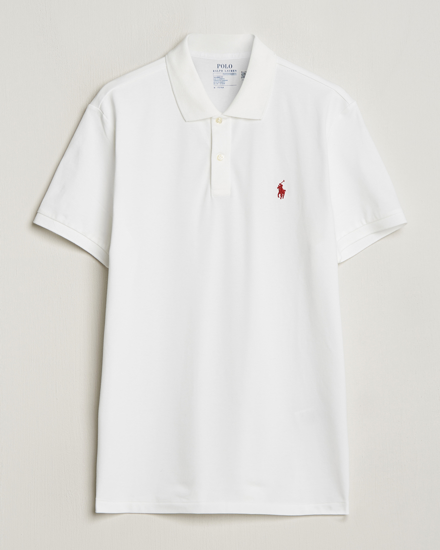 Men | Polo Shirts | Polo Ralph Lauren Golf | Performance Stretch Polo Ceramic White