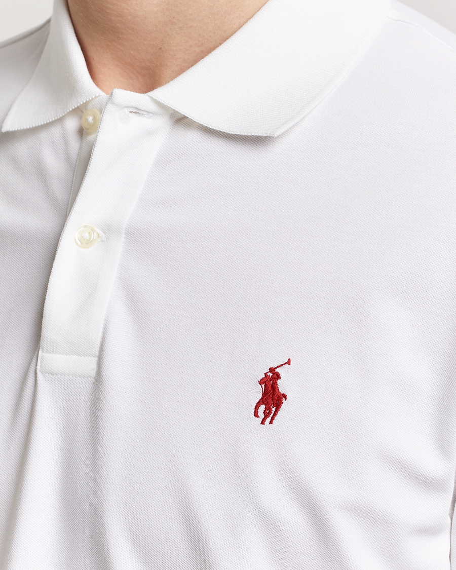 Men | Polo Shirts | Polo Ralph Lauren Golf | Performance Stretch Polo Ceramic White