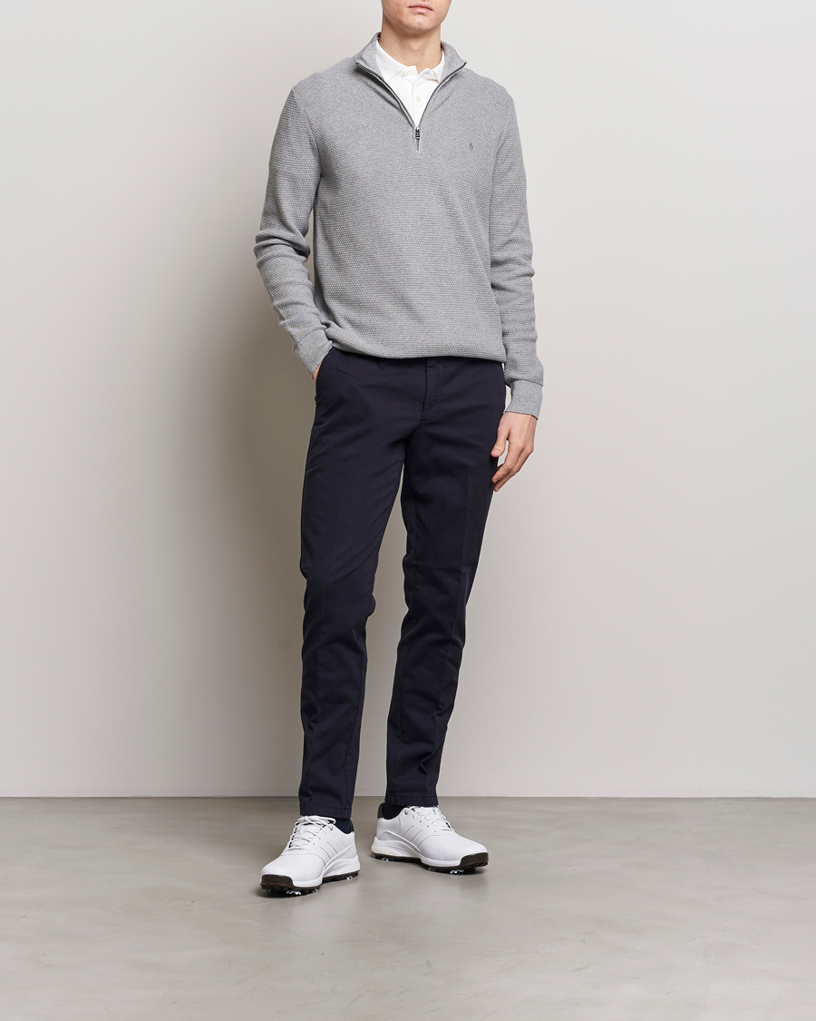 Men | Sweaters & Knitwear | Polo Ralph Lauren Golf | Cotton Jersey Half Zip Andover Heather