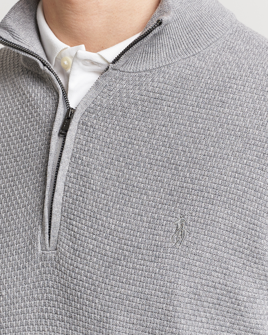 Men | Sweaters & Knitwear | Polo Ralph Lauren Golf | Cotton Jersey Half Zip Andover Heather