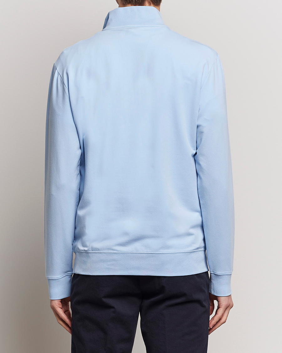 Men | Sweaters & Knitwear | Polo Ralph Lauren Golf | Terry Jersey Half Zip Sweater Office Blue