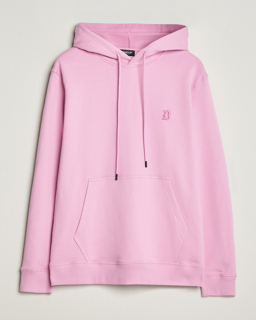 Men | Sweaters & Knitwear | Dondup | Logo Hoodie Washed Pink