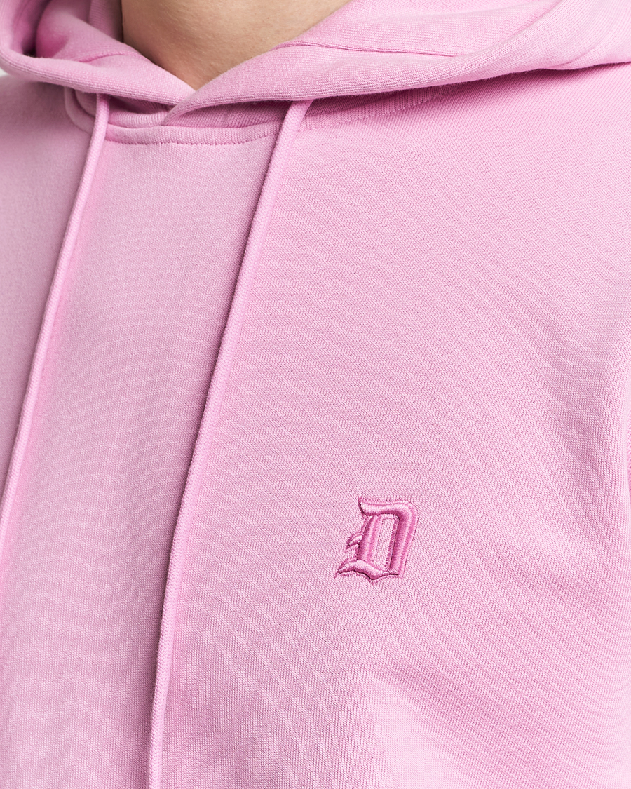 Men | Sweaters & Knitwear | Dondup | Logo Hoodie Washed Pink