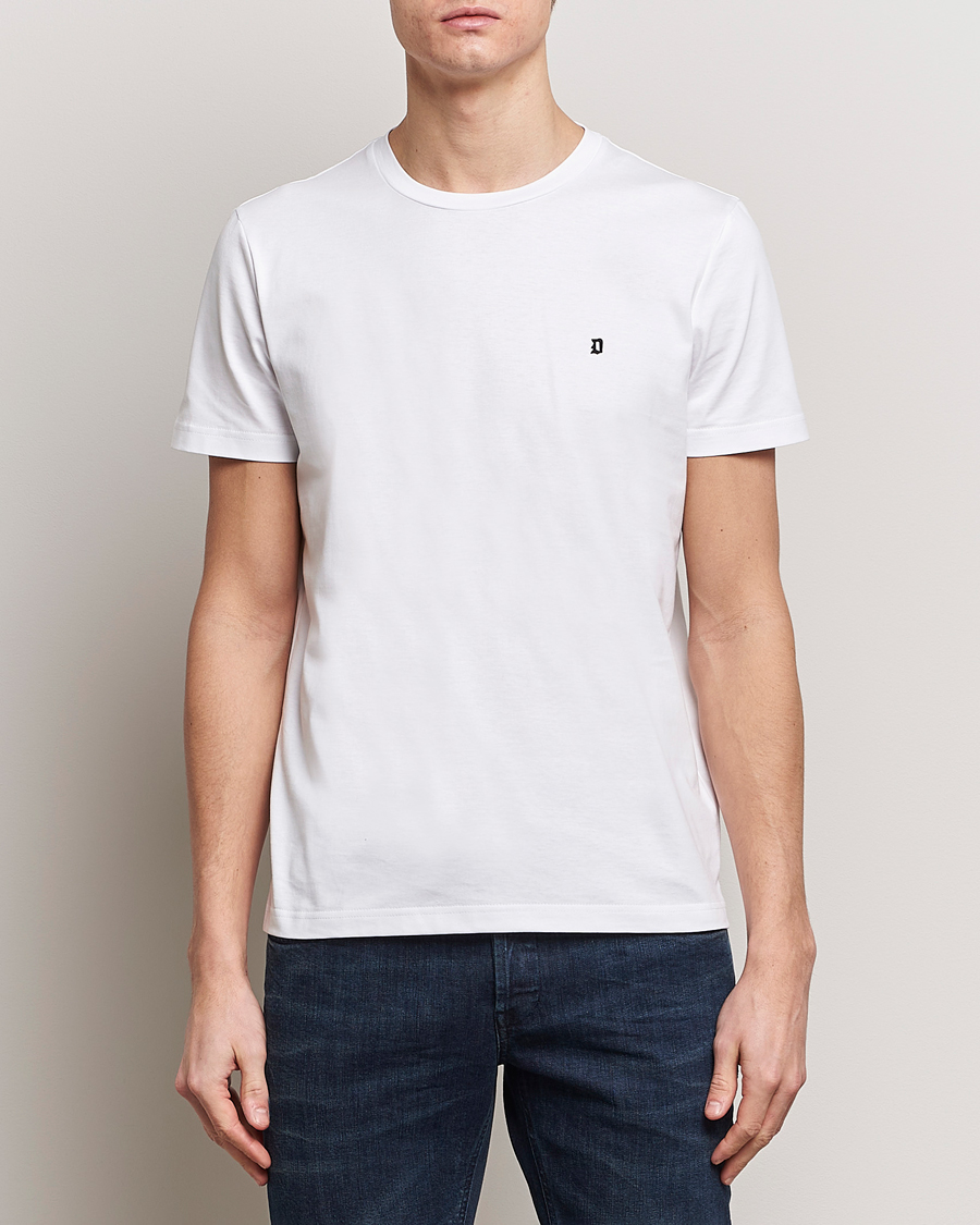 Men |  | Dondup | Logo Crew Neck T-Shirt White