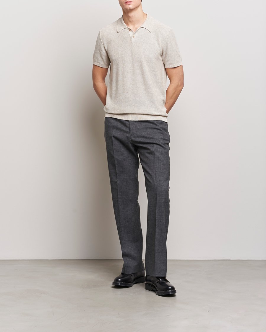 Men | Polo Shirts | A.P.C. | Jay Knitted Polo Beige