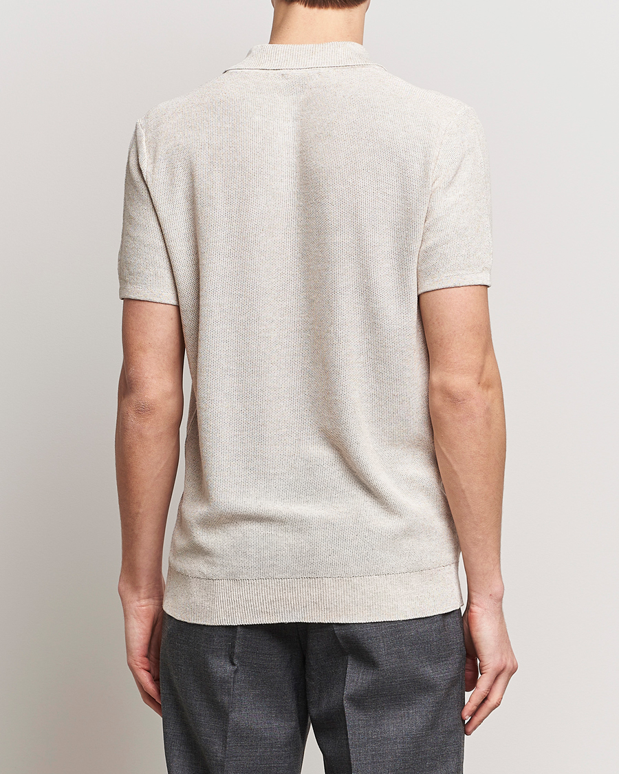 Men | Polo Shirts | A.P.C. | Jay Knitted Polo Beige