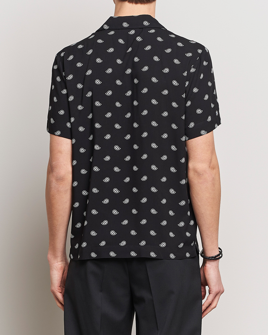 Men | Shirts | A.P.C. | Lloyd Printed Paisley Resort Shirt Black