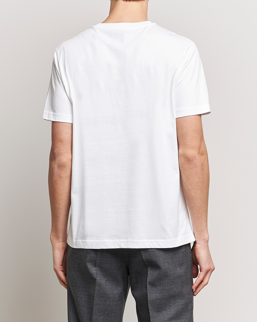 Men | T-Shirts | A.P.C. | Paisley Logo Crew Neck T-Shirt White