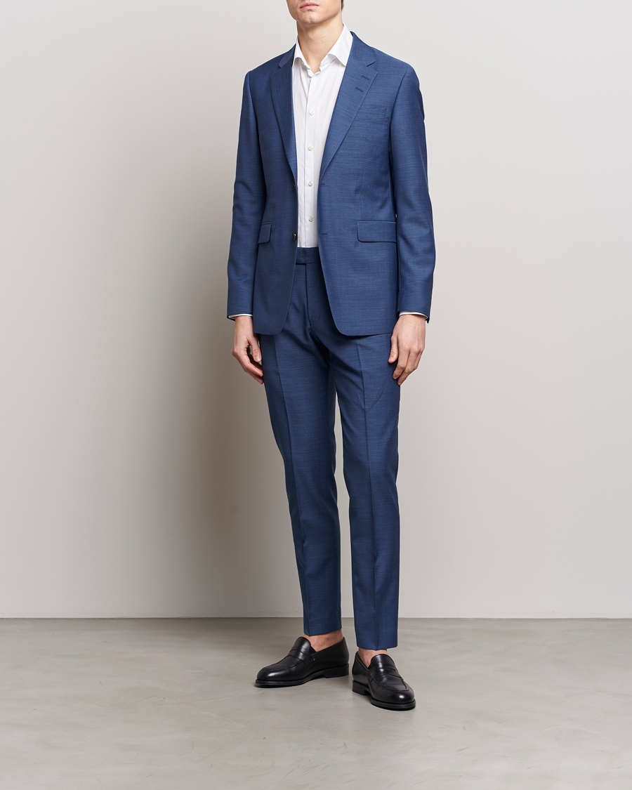 Men | Blazers | Tiger of Sweden | Justin Wool Blazer Smokey Blue