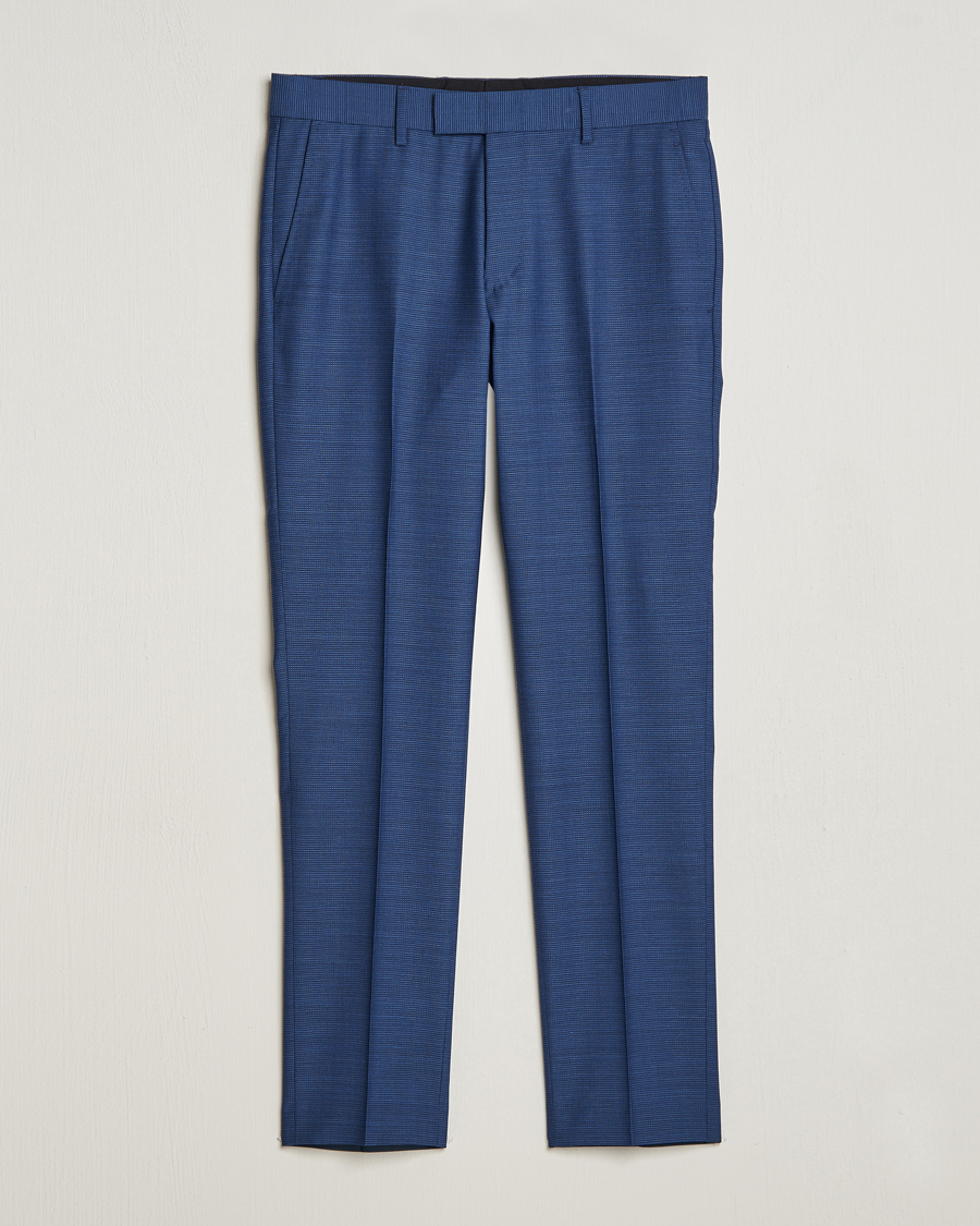 Men | Trousers | Tiger of Sweden | Tenuta Wool Trousers Smokey Blue
