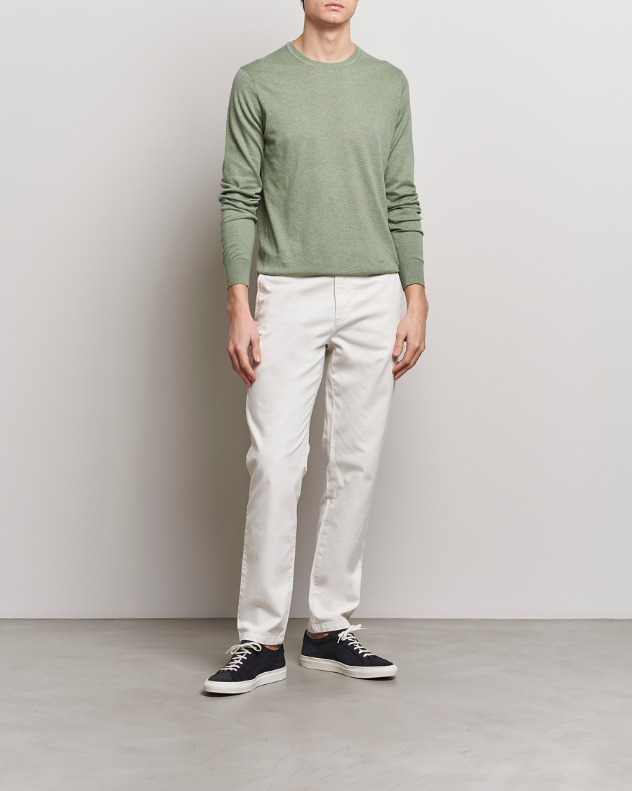 Men | Trousers | Tiger of Sweden | Caidon Cotton Chinos Summer Snow