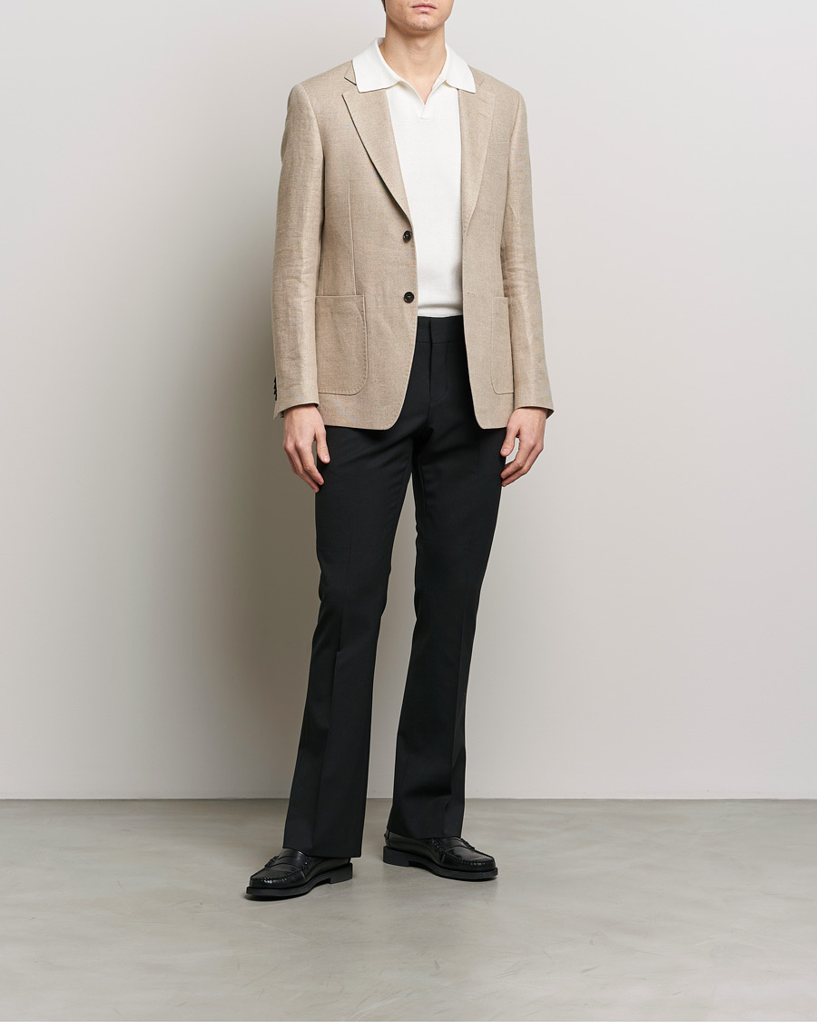 Men | Trousers | Tiger of Sweden | Trae Flare Trousers Black