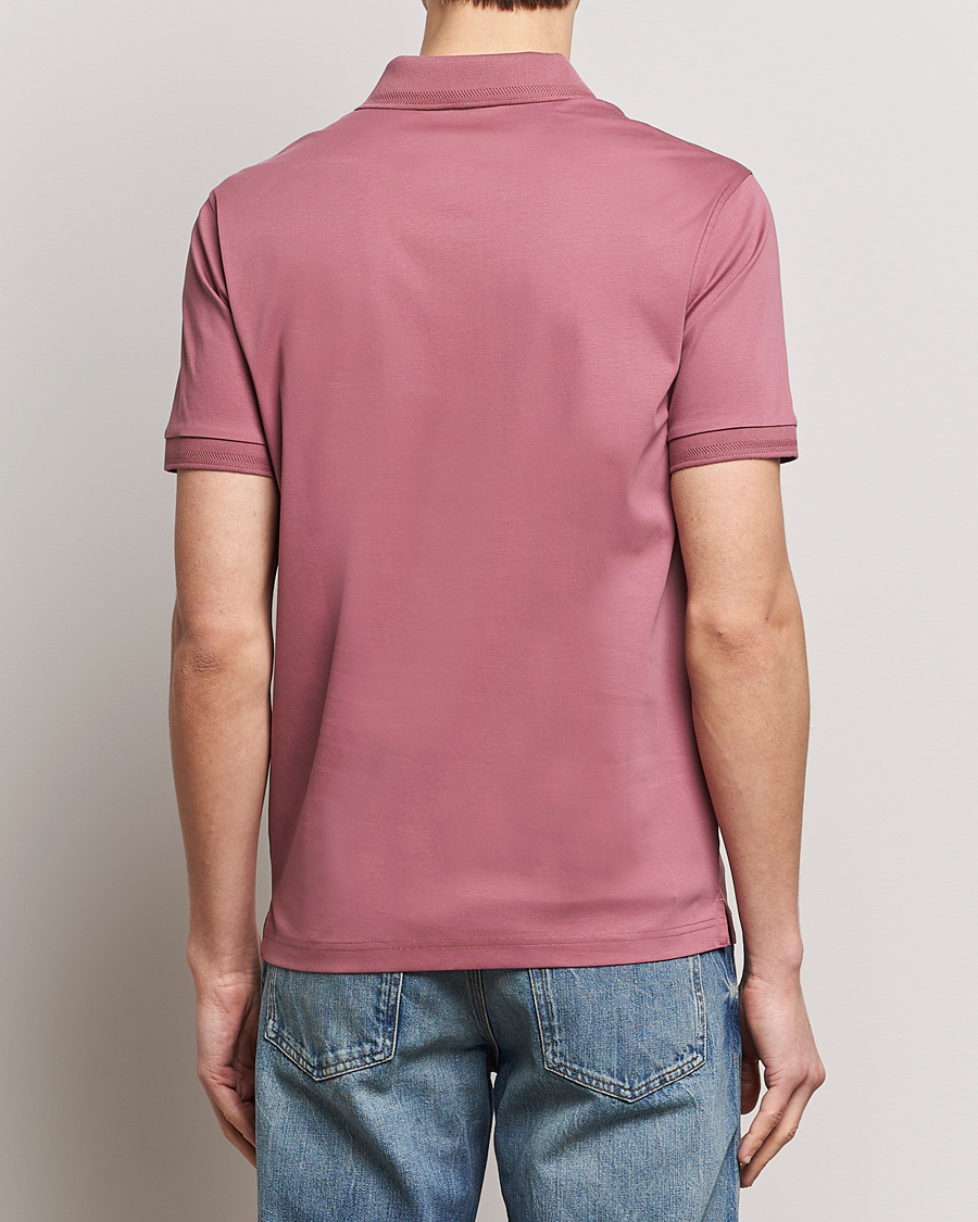 Men | Polo Shirts | Tiger of Sweden | Riose Cotton Polo Rose Brown