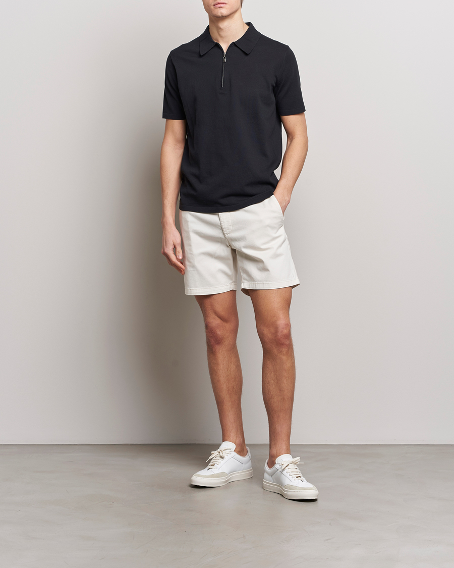 Men | Polo Shirts | Tiger of Sweden | Orbit Knitted Cotton Polo Dark Sailing
