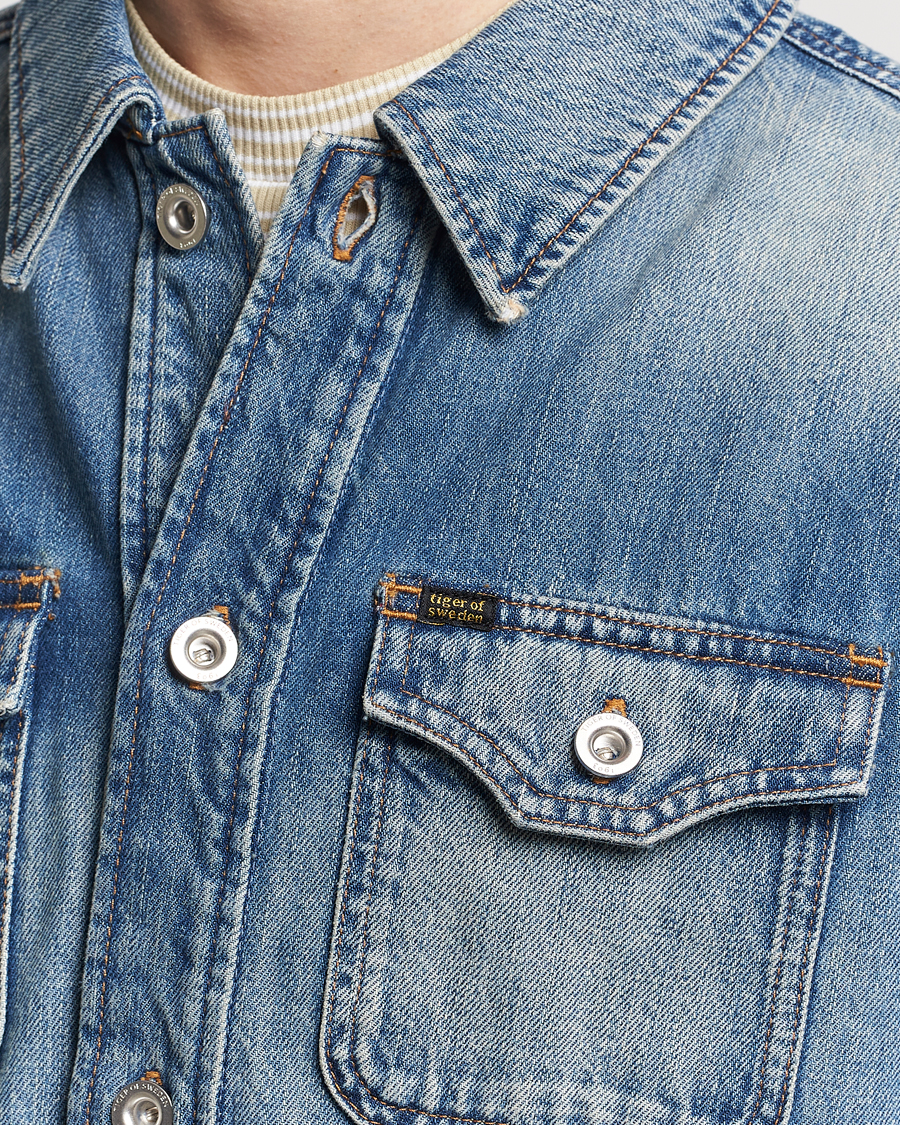 Men | Coats & Jackets | Tiger of Sweden | Get Denim Jacket Midnight Blue