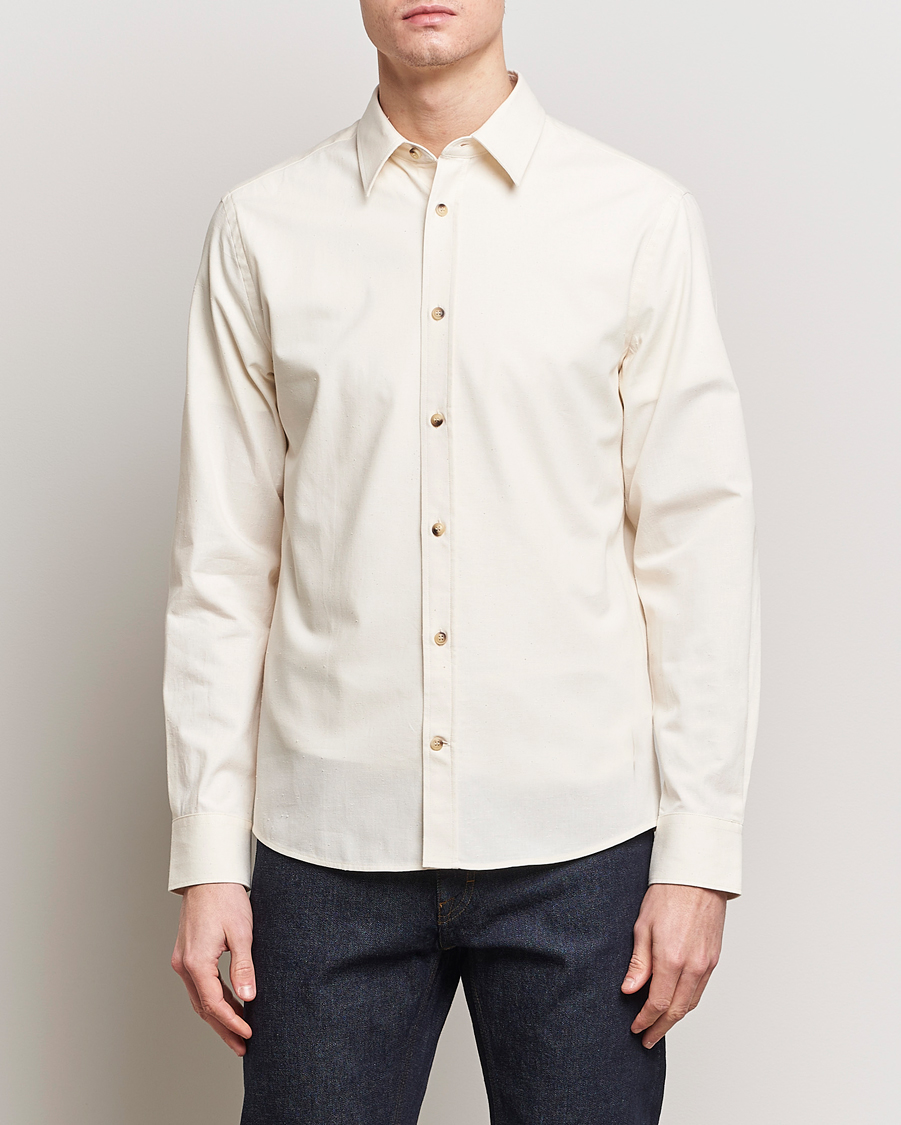 Herren |  | Tiger of Sweden | Spenser Cotton Shirt Off White