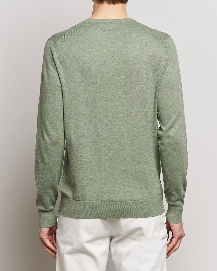 Men | Sweaters & Knitwear | Tiger of Sweden | Michas Cotton/Linen Knitted Sweater Shadow