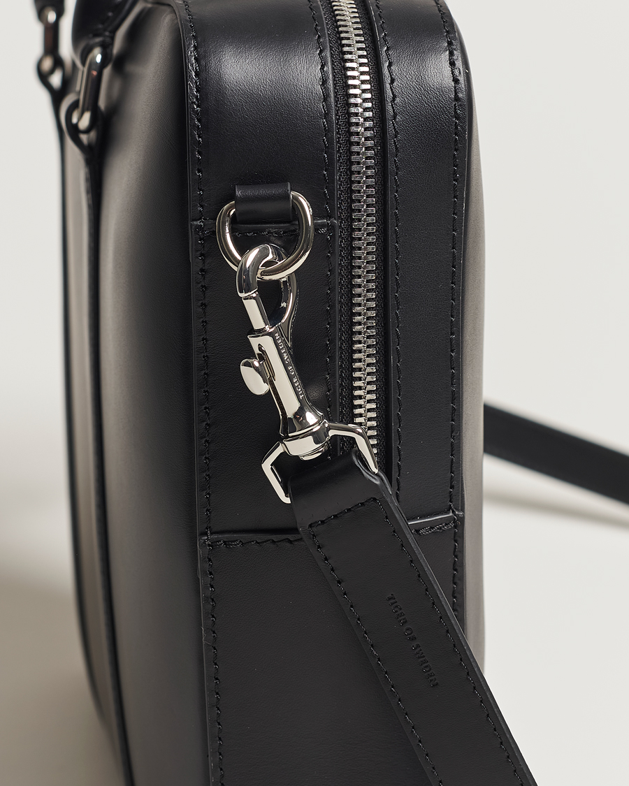 Men | Tiger of Sweden Brevis Smooth Leather Briefcase Black | Tiger of Sweden | Brevis Smooth Leather Briefcase Black
