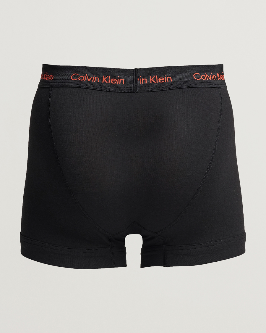 Men | Underwear | Calvin Klein | Cotton Stretch Trunk 3-pack Black