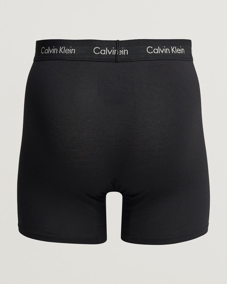 Men | Underwear & Socks | Calvin Klein | Cotton Stretch 3-Pack Boxer Breif Black