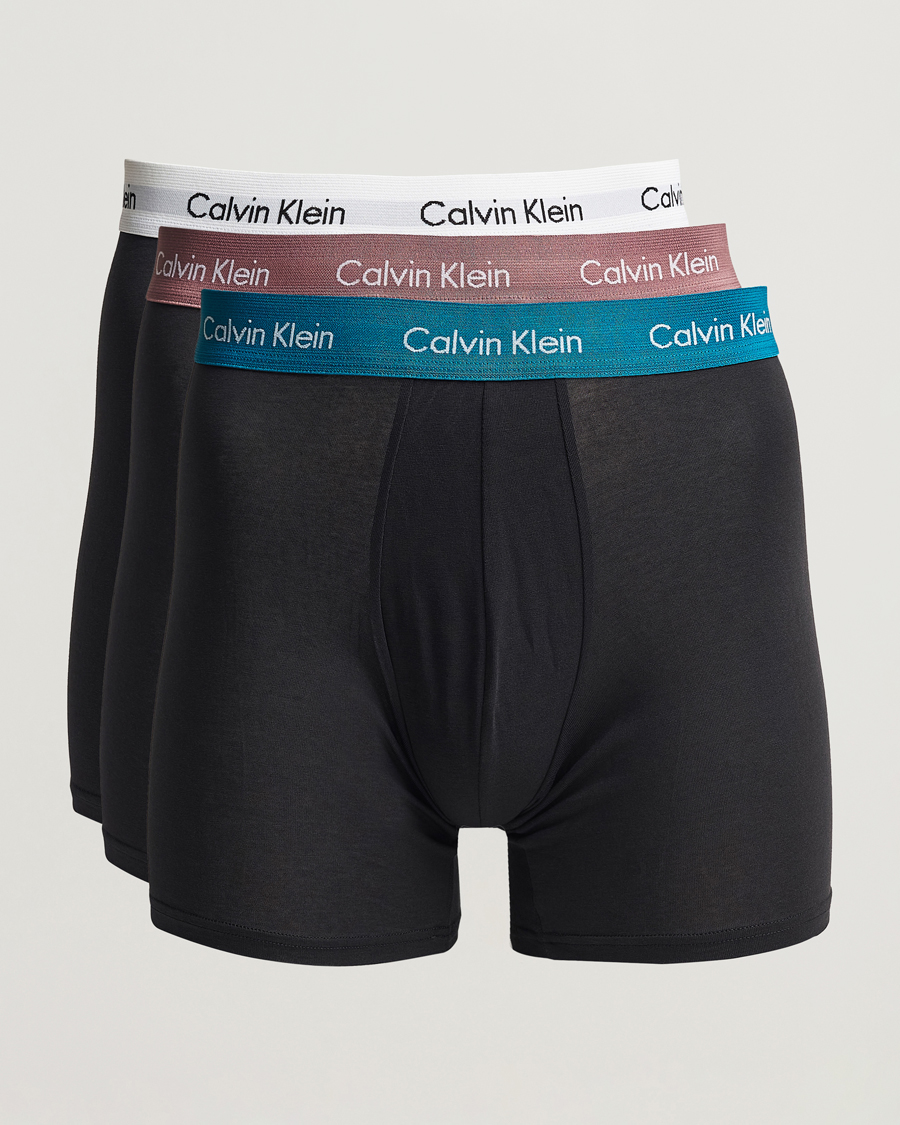Calvin Klein Cotton Stretch 3-Pack Boxer Breif Rose/Ocean/White at