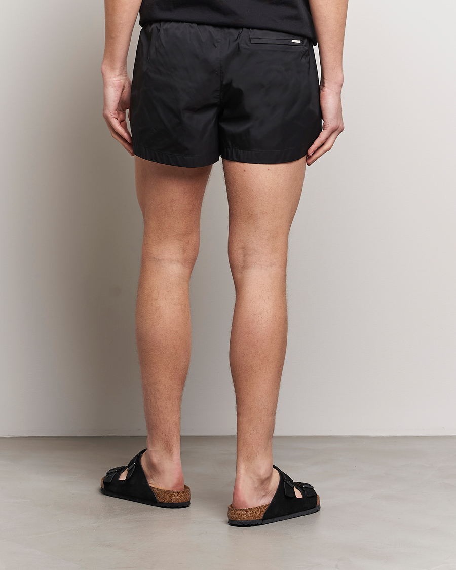 Men | Clothing | Calvin Klein | Logo Drawstring Swimshorts Black