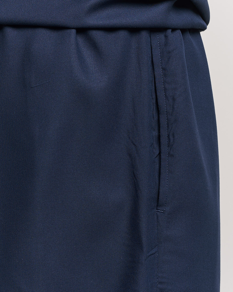 Men | Pyjamas & Robes | Calvin Klein | Viscose Short Sleeve Pyjama Set Blue Shadow