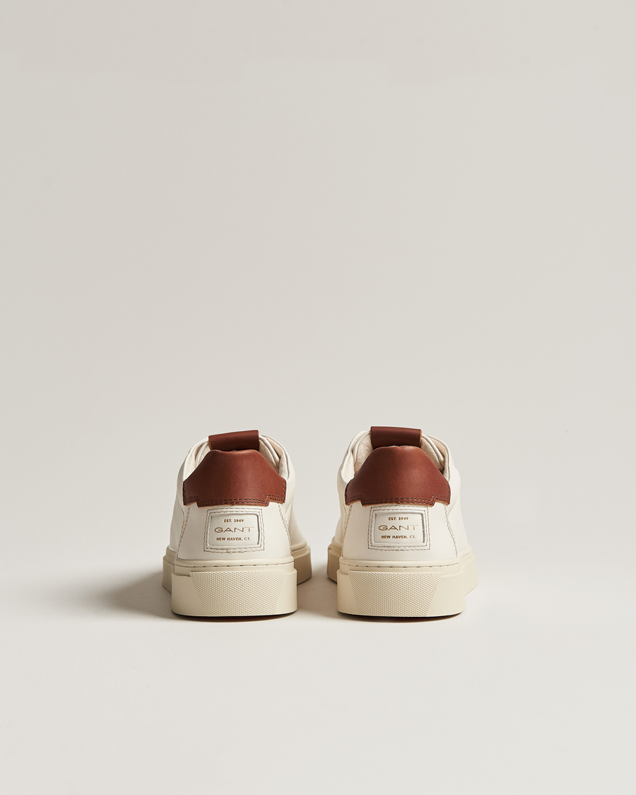Men | GANT Mc Julien Leather Sneaker Off White/Cognac | GANT | Mc Julien Leather Sneaker Off White/Cognac