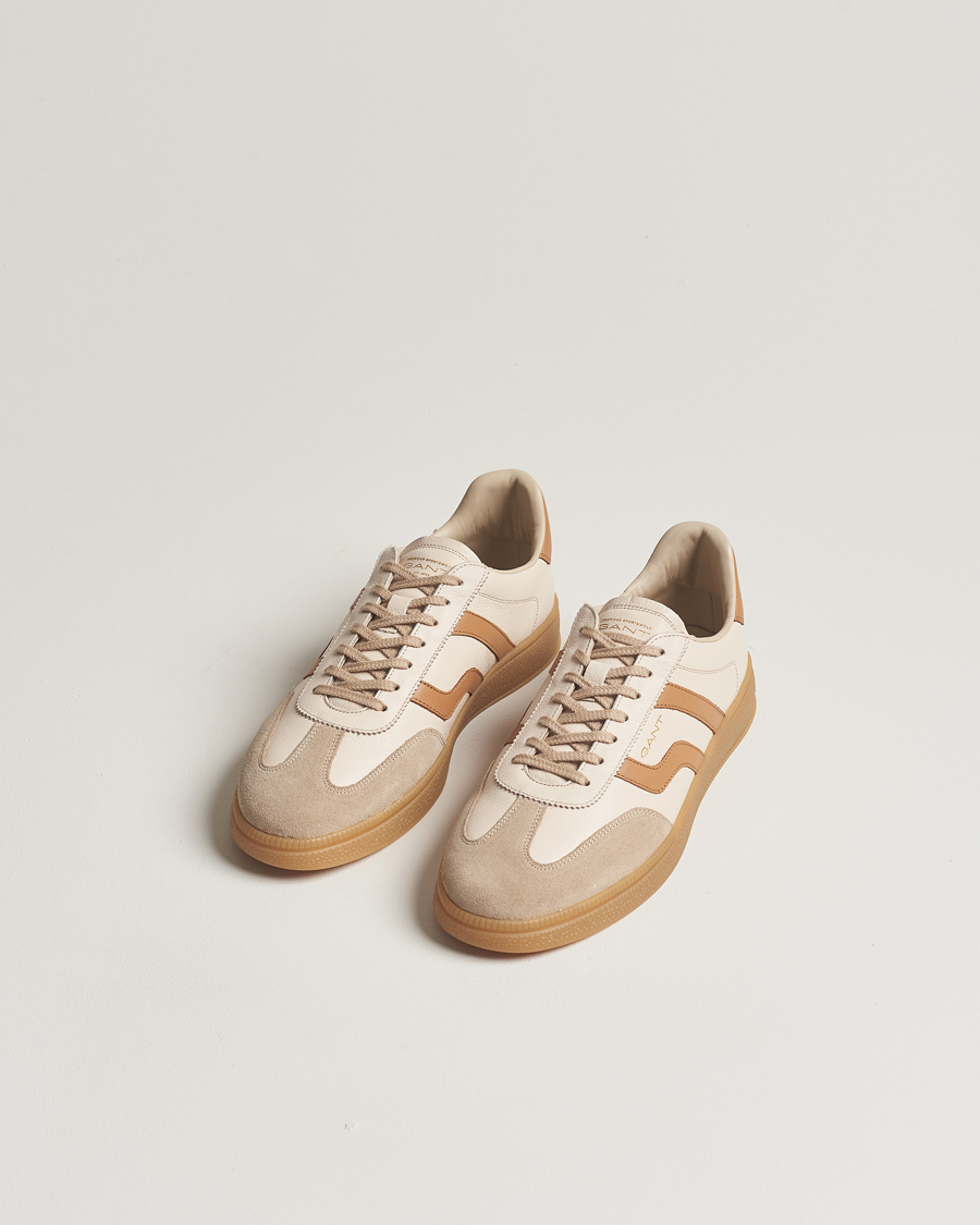 Herren |  | GANT | Cuzmo Leather Sneaker Beige/Tan