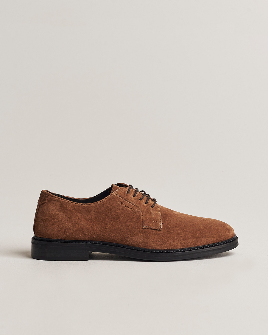 Men | GANT Bidford Suede Derby Cognac | GANT | Bidford Suede Derby Cognac