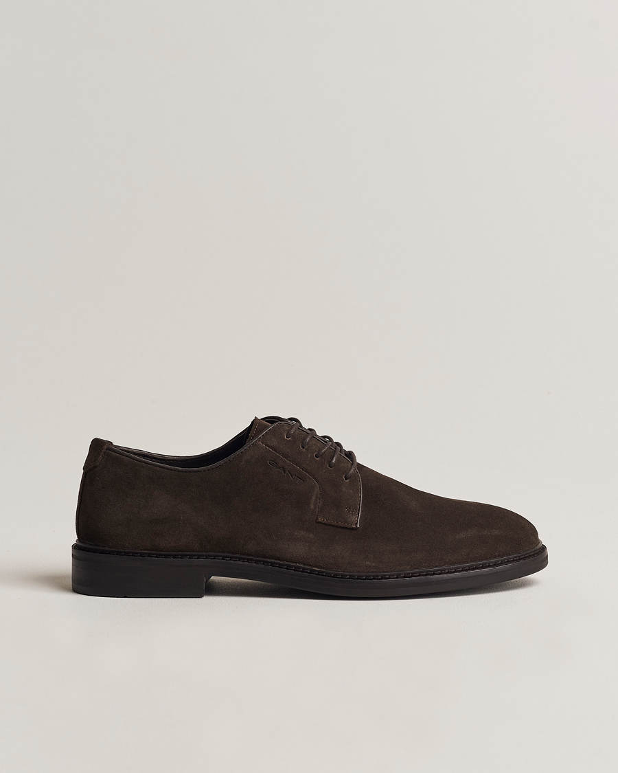 Men | GANT Bidford Suede Derby Coffee Brown | GANT | Bidford Suede Derby Coffee Brown