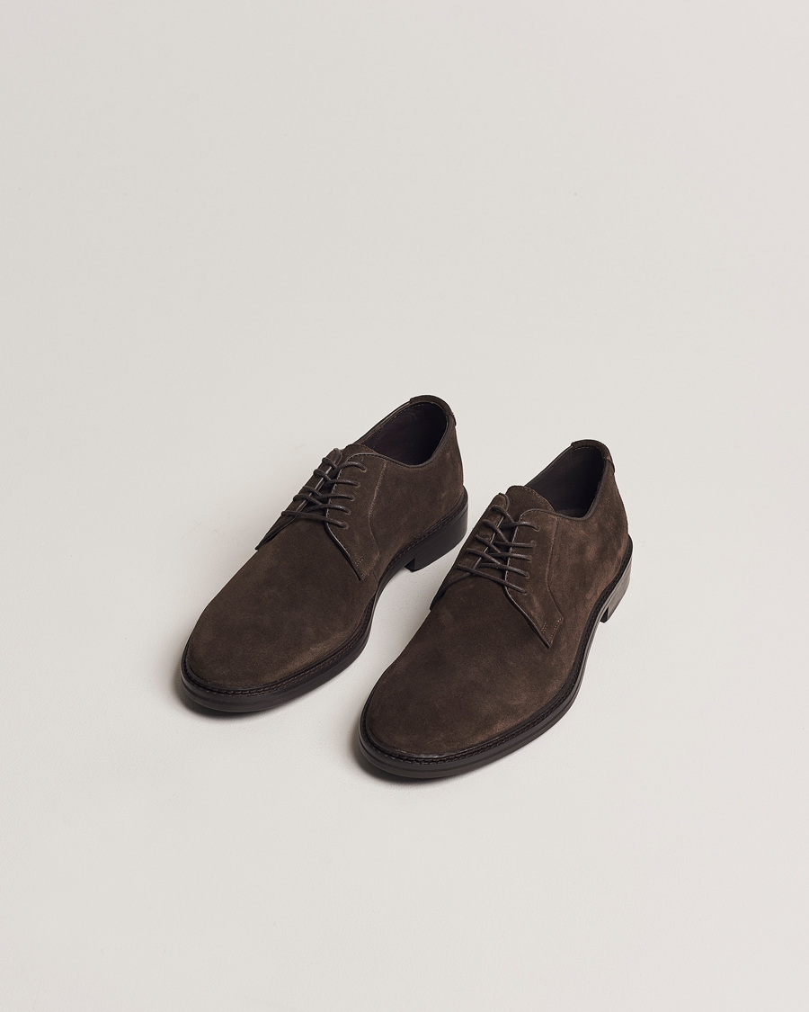 Men | GANT Bidford Suede Derby Coffee Brown | GANT | Bidford Suede Derby Coffee Brown