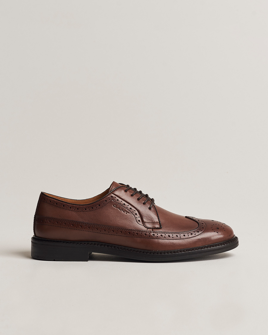 Men | GANT Bidford Leather Brogues Cognac | GANT | Bidford Leather Brogues Cognac