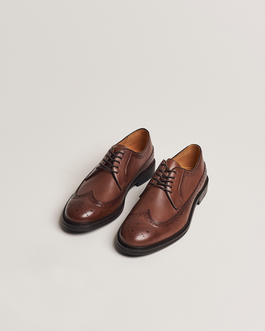 Men | GANT Bidford Leather Brogues Cognac | GANT | Bidford Leather Brogues Cognac