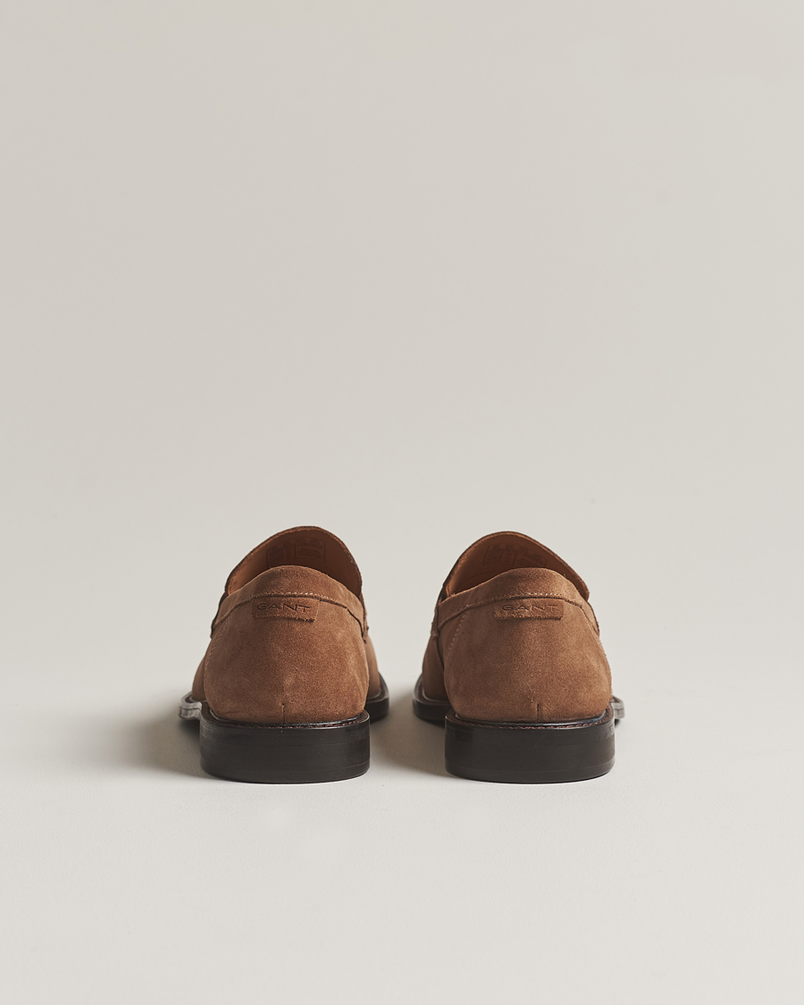 Men | GANT Lozham Suede Loafer Cognac | GANT | Lozham Suede Loafer Cognac